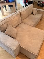 Modernes Cordsofa mit Schlaffunktion - wie neu! 🛋️