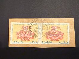 Italienische Briefmarke, Centenario Notari, Jahr 1975
