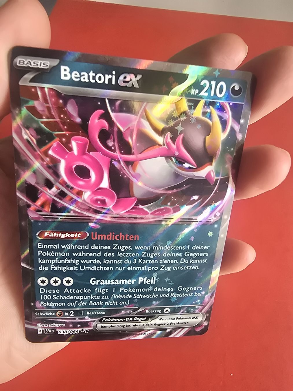 Pokémon Carte collezionabili: Pokemon, Beatori ex, 038/064,DE – Nuovo (secondo la descrizione) da Pfäffikon SZ venduto da gmw_8nk9 3