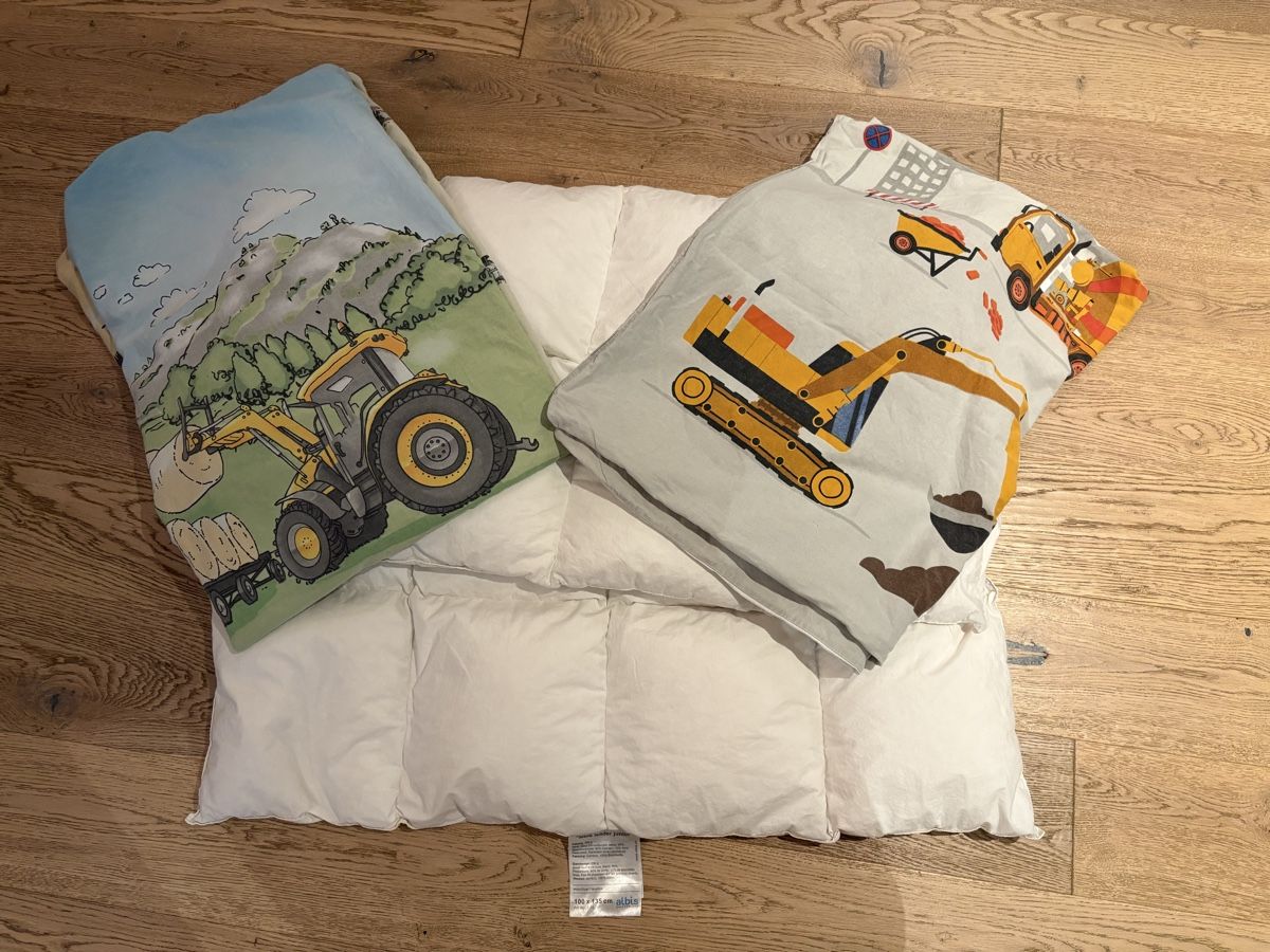 Coperte: 2x Bettwäsche Inkl. 1x Daunendecke – Nuovo (secondo la descrizione) da Dietikon venduto da sue_qzb6