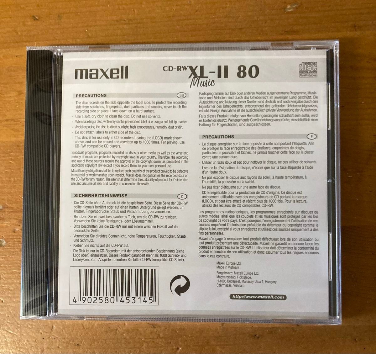 CD & DVD vergini: CD-RW-Audio – Nuovo e nell'imballaggio originale da Wädenswil venduto da sayyes 1