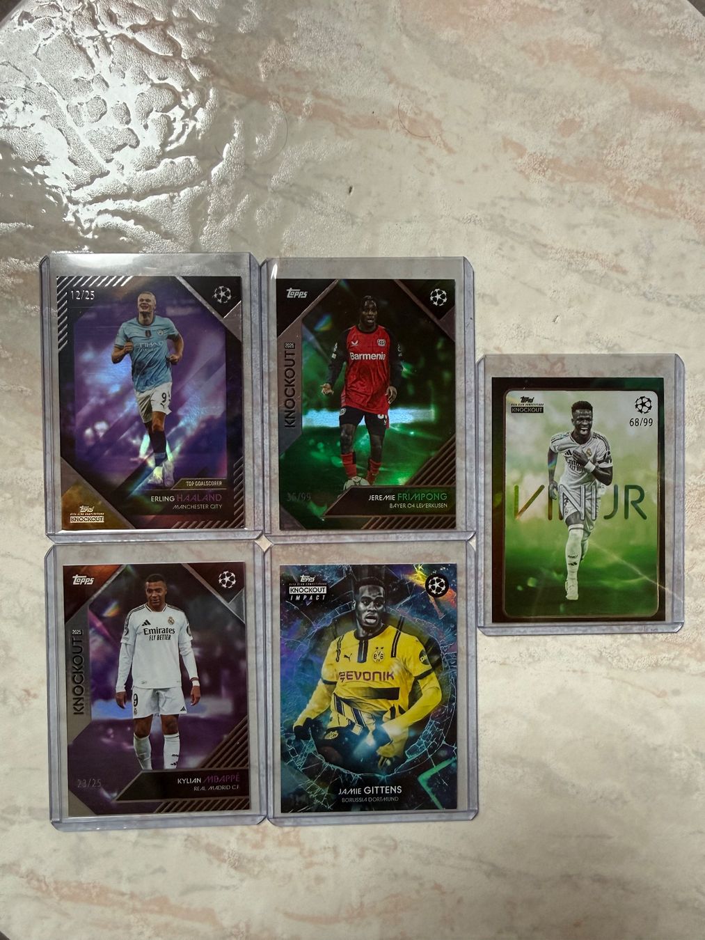 Topps Carte collezionabili: 2024-25 TOPPS Knockout Mbappe, Haaland etc. nummeriert – Nuovo (secondo la descrizione) da Schönenwerd venduto da 29061996