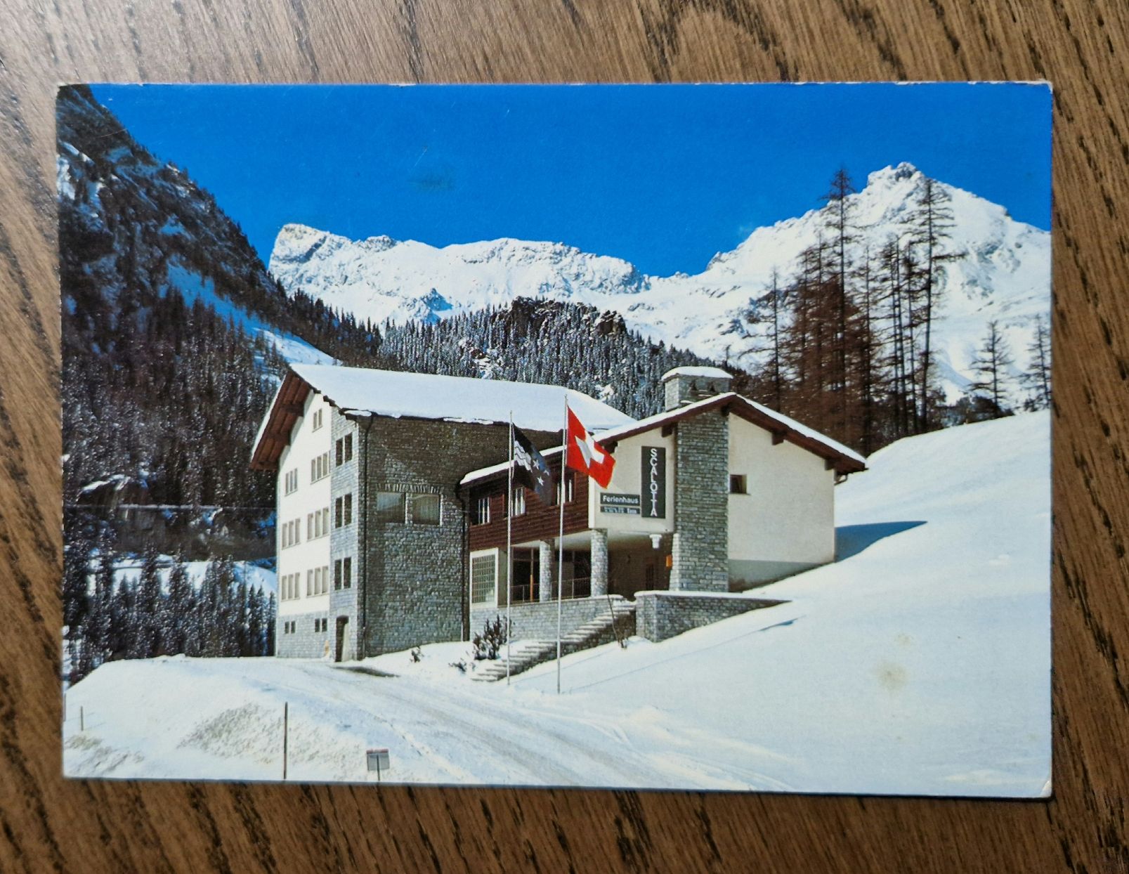 Ansichtskarten: Ferienhaus Scalotta, Maromorera 1974 – Gebraucht aus Ebikon von Donar50