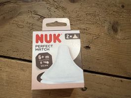 NUK Trinksauger Perfect Match Grösse U (6+ m) - Neu!