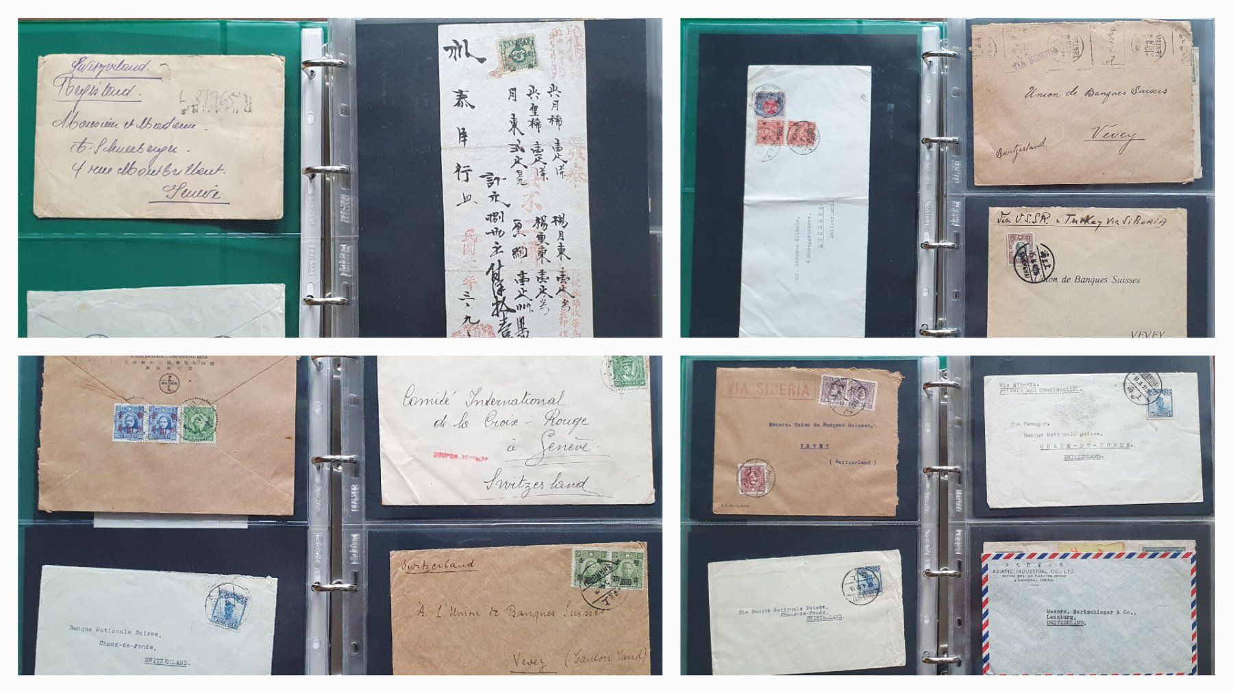 Tutti i francobolli: Album Briefe und Karten China – Usato da Kreuzlingen venduto da Rschweiz1 1