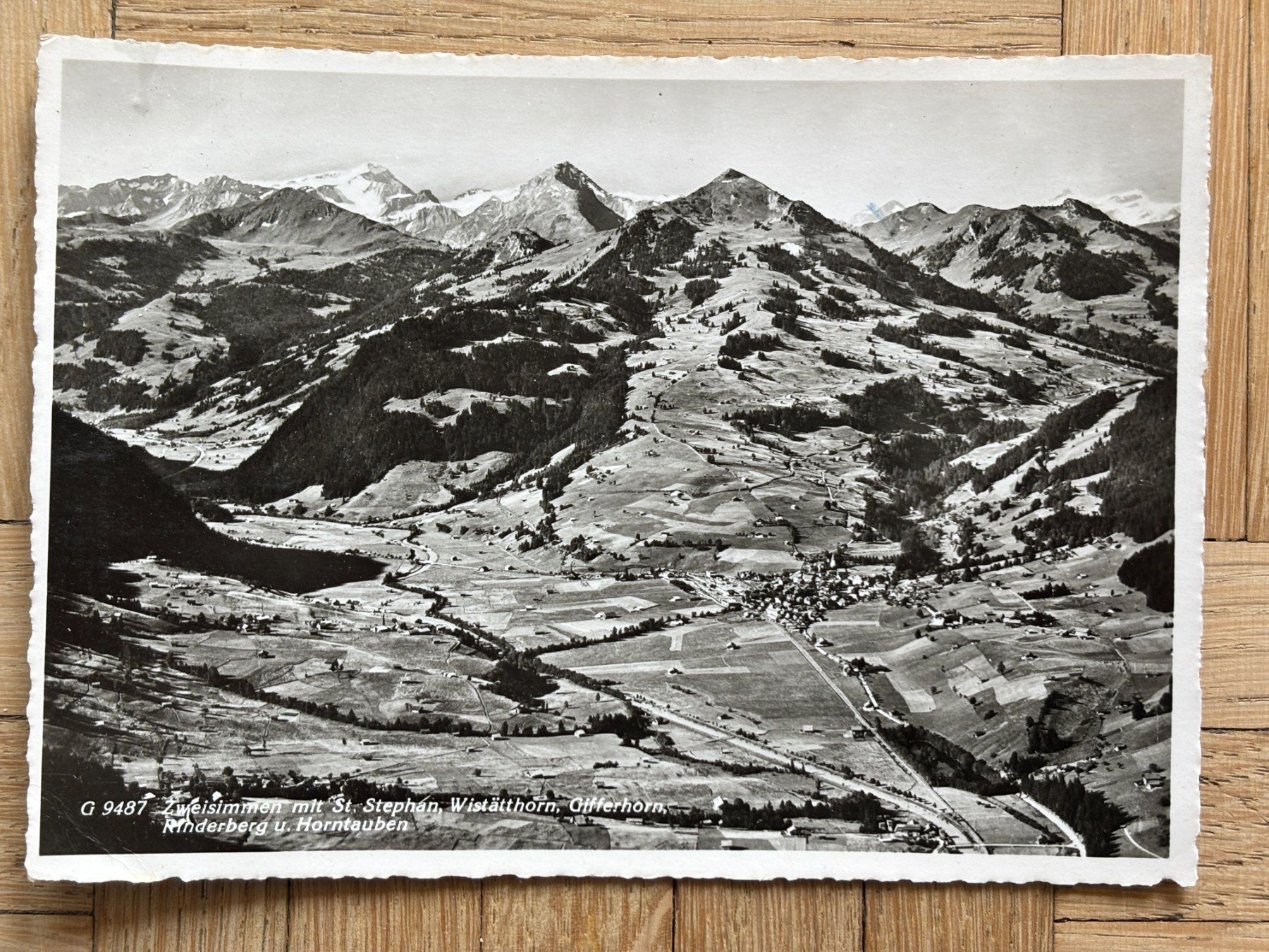 Cartoline postali: Ansichtskarte Zweisimmen, 1941 oder früher – Usato da Wettingen venduto da _Nordliechtli_