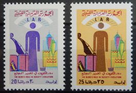 Libyen Kat. 410-411 ** 1973 Kat. 16 Euro