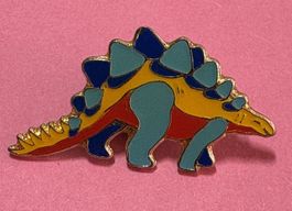 Pin Anstecknadel Dinosaurier Stegosaurus bunt