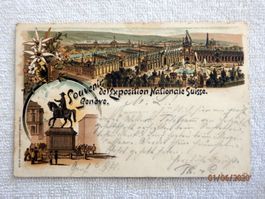 Litho. Gruss aus Genéve, Expo Nationale
