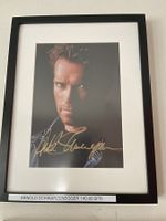 ARNOLD SCHWARZENEGGER GERAHMT ORIG. AUTOGRAMM