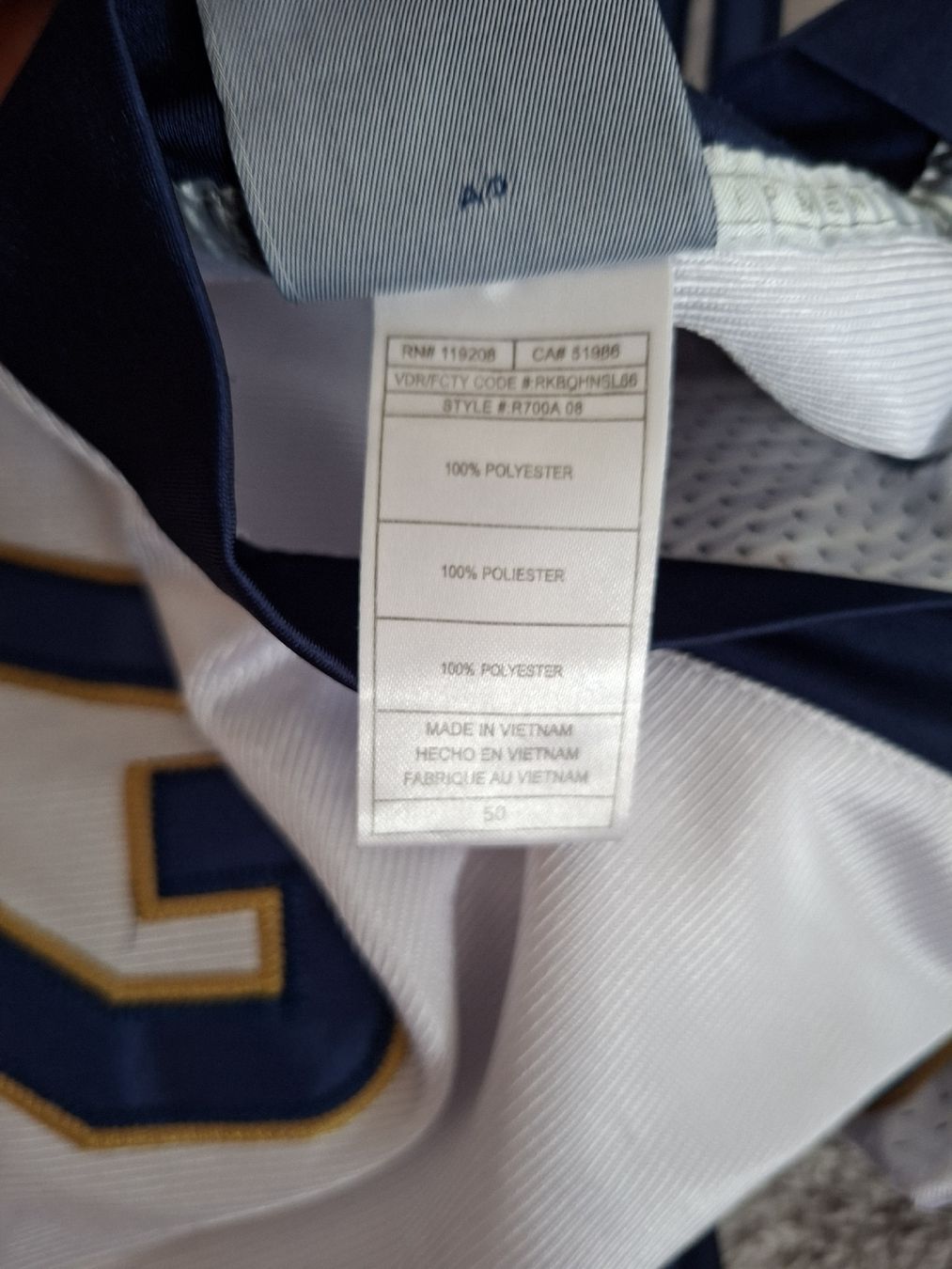NFL Leibchen & Hosen: Maillot NFL Rams Long 72 Taille 50 – Gebraucht aus Renens VD von ser_j2fn 7