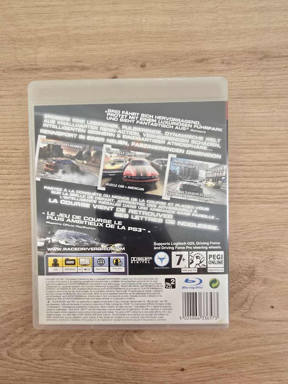 Sony Giochi: Racedriver GRID für Playstation 3, PS3 – Usato da Chur venduto da 1996hiphop 1