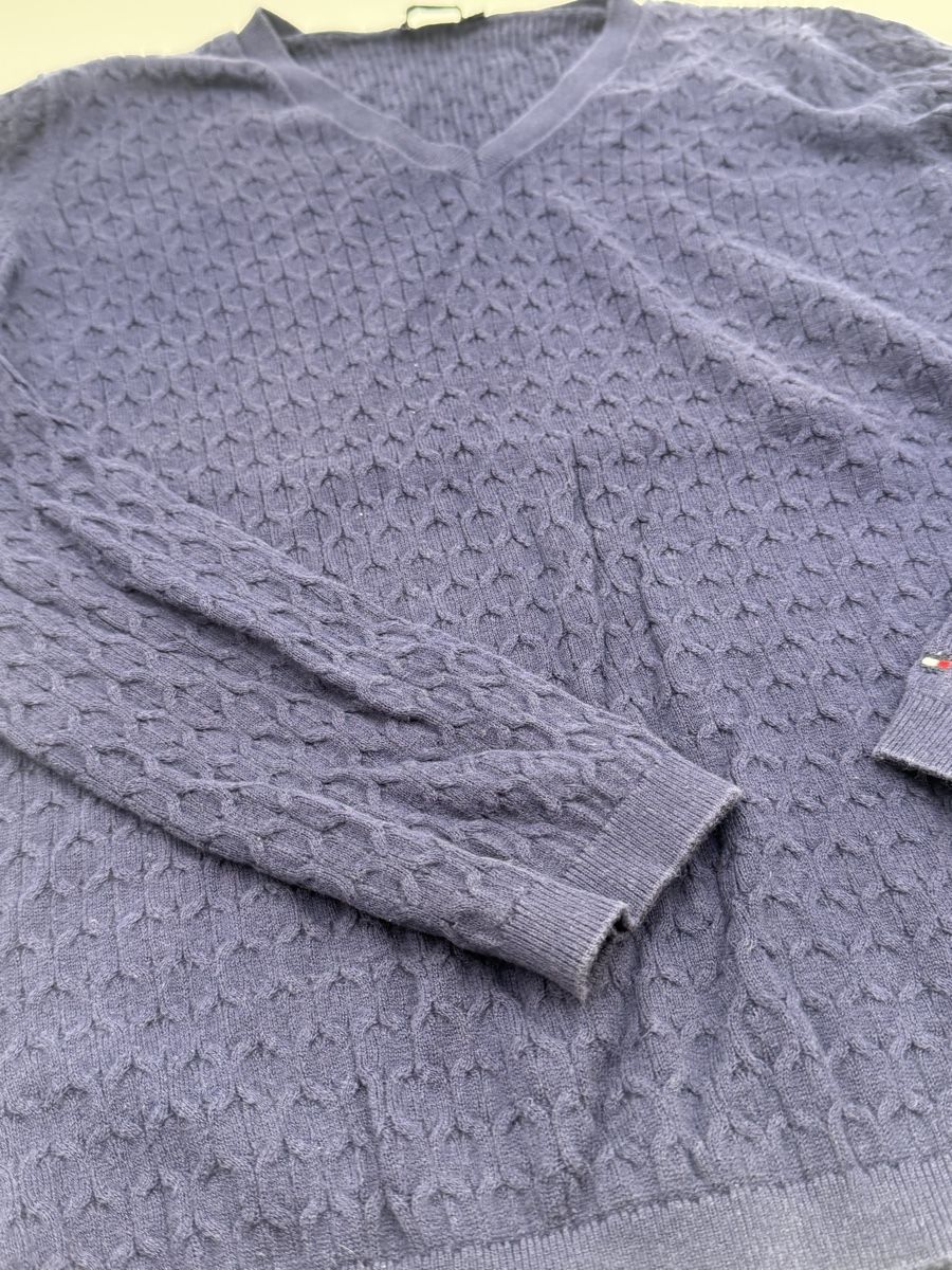 Tommy Hilfiger Maglioni & Felpe: Tommy Hilfiger Strickpullover Grösse L Dunkelblau – Usato da Arnegg venduto da PascalHelfenberger 1