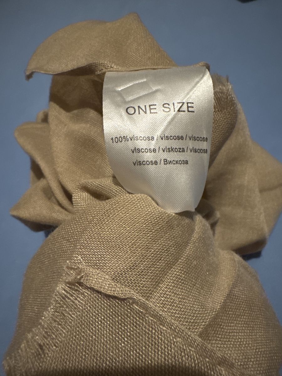 Foulard & Sciarpe: Schal REALE beige, Fransen, neu – Nuovo (secondo la descrizione) da Zermatt venduto da Oli4.c 2