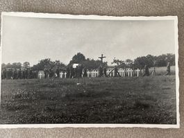 Foto Stalag IX B, Beerdigung eines Französischen Gefangenen