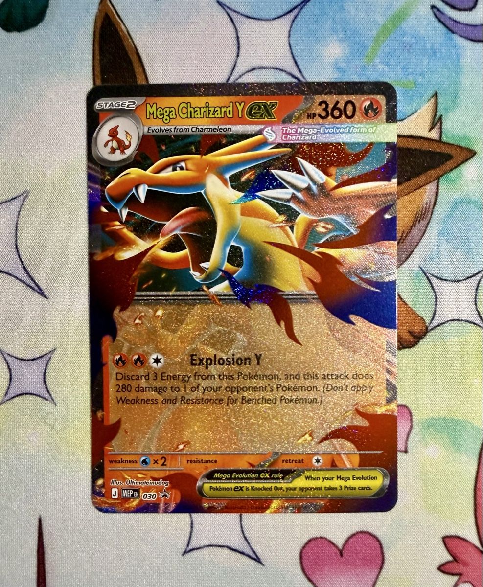 Pokémon Sammelbilder & Trading cards: Pokémon Mega Charizard Y ex Promo #2 – Neu (gemäss Beschreibung) aus Grabs von mas_g9n6