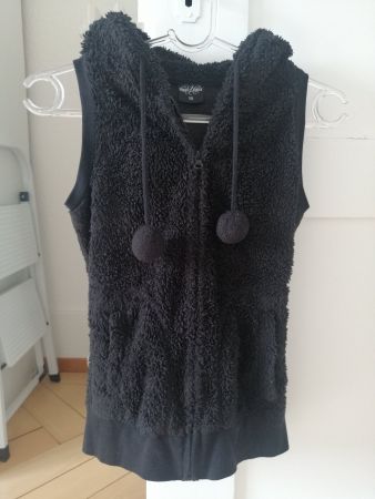 Gilet Teddy schwarz Urban Classics