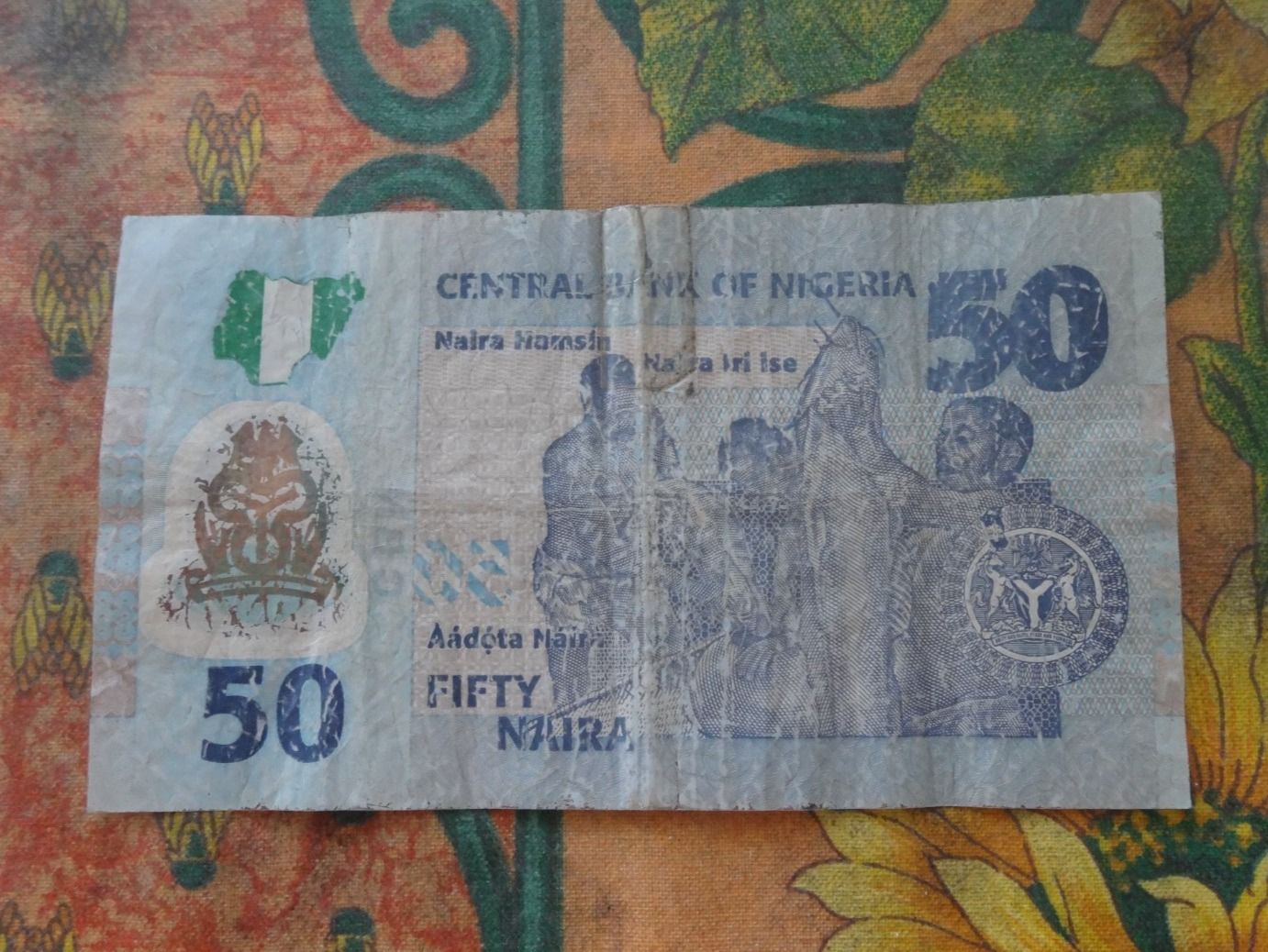 Banconote: NIGERIA  50  Naira  Billet – Usato da Romanel-sur-Lausanne venduto da Swift13 1