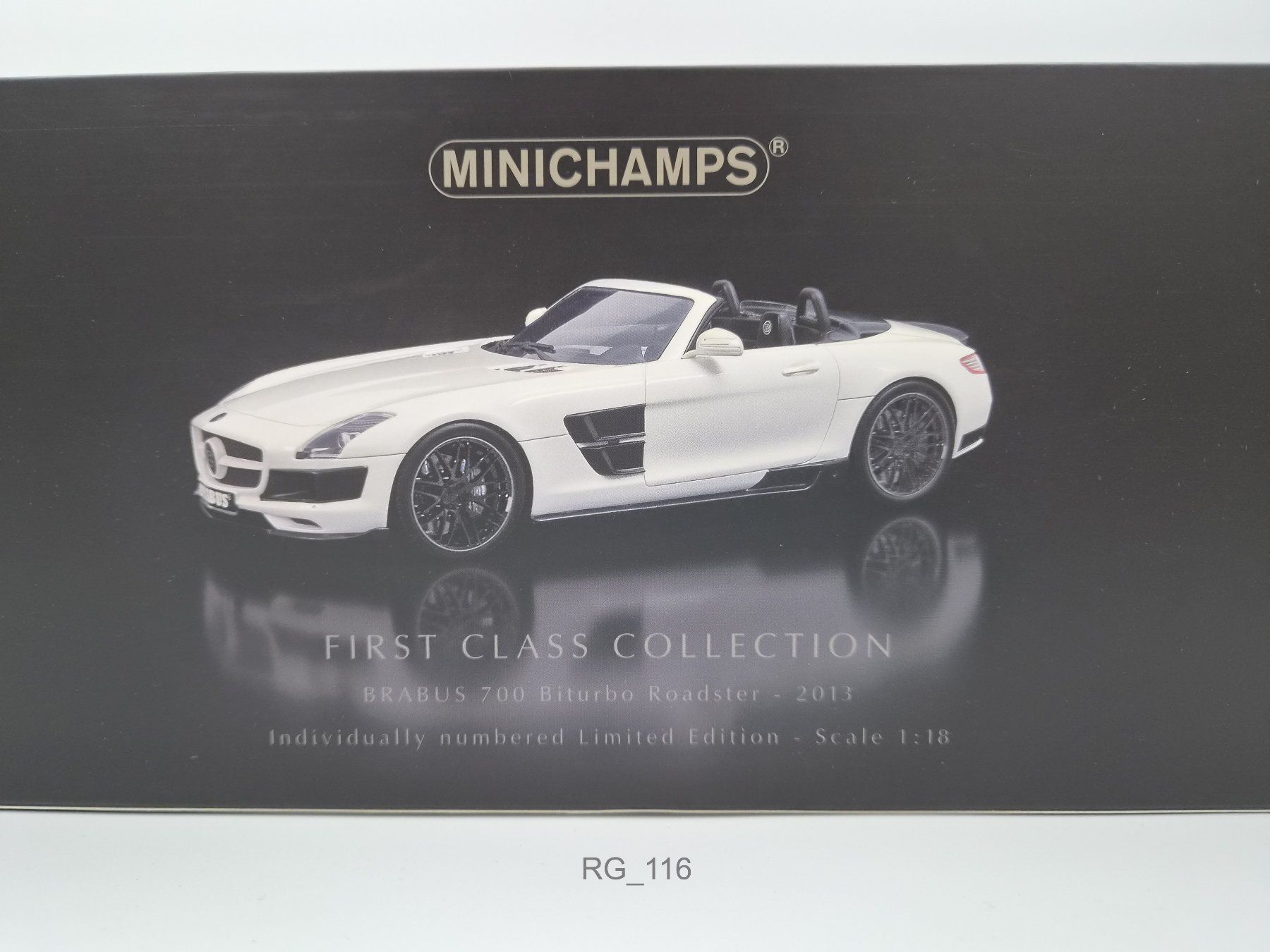 Minichamps Modellini d'auto: Mercedes SLS BRABUS 700 Biturbo 1:18 – Nuovo e nell'imballaggio originale da Ulisbach venduto da mironebraska 7