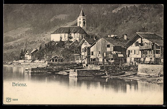 Cartoline postali: AK Brienz, Panorama mit Uferblick – Usato da Berlin venduto da bartko-reher