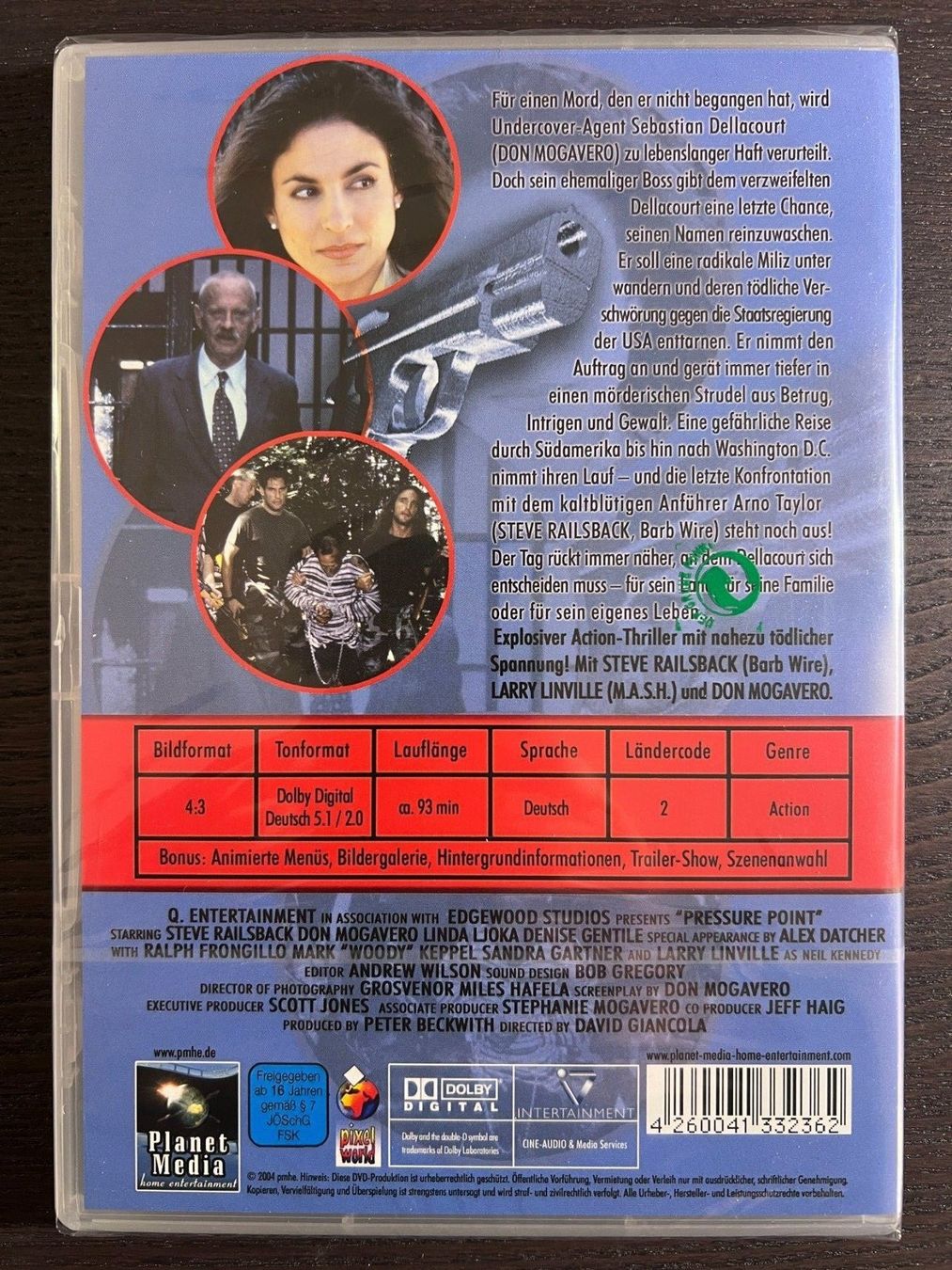 Tutti i DVDs: Pressure Point - Im Auge des Terrors – Nuovo e nell'imballaggio originale da Zürich venduto da FilmFreunde 1