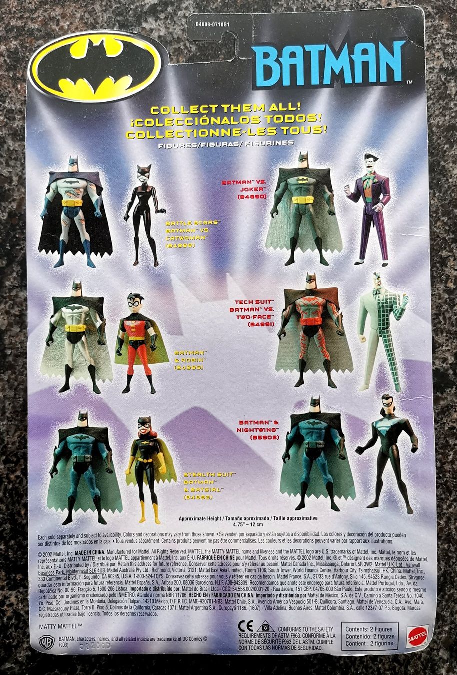 Statuette: Batman vs. Catwoman 2002 Action Figur Doppelpack Mattel – Nuovo e nell'imballaggio originale da Rorschach venduto da Actionvintage789 1
