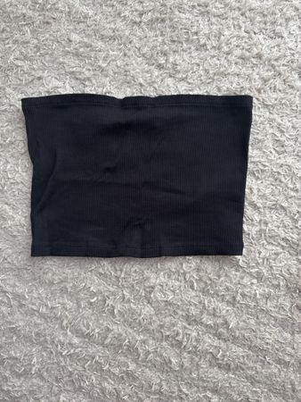 Schwarzes Pigalle Only Bandeau-Top, Grösse S