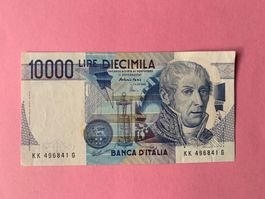 ITALIA - DieciMila Lire- 3 Settembre 1984 - Alessandro VOLTA