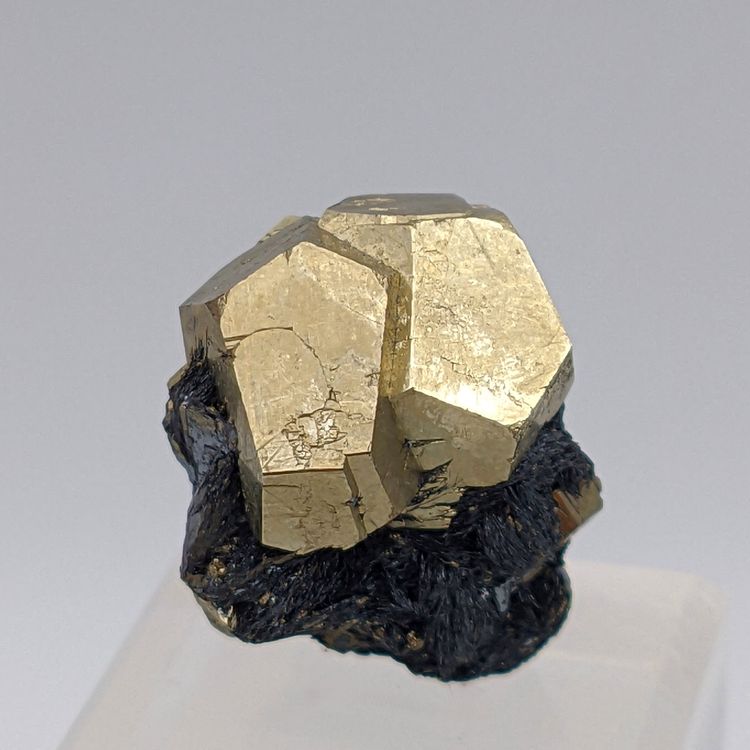 Goldene Pyrit + Hämatit, 100%natürlich, Pentagonododekaeder | Kaufen ...