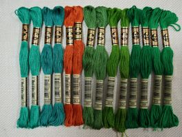 DMC Stickgarn Mouliné –  14er Pack – Sticktwist (Los A24)