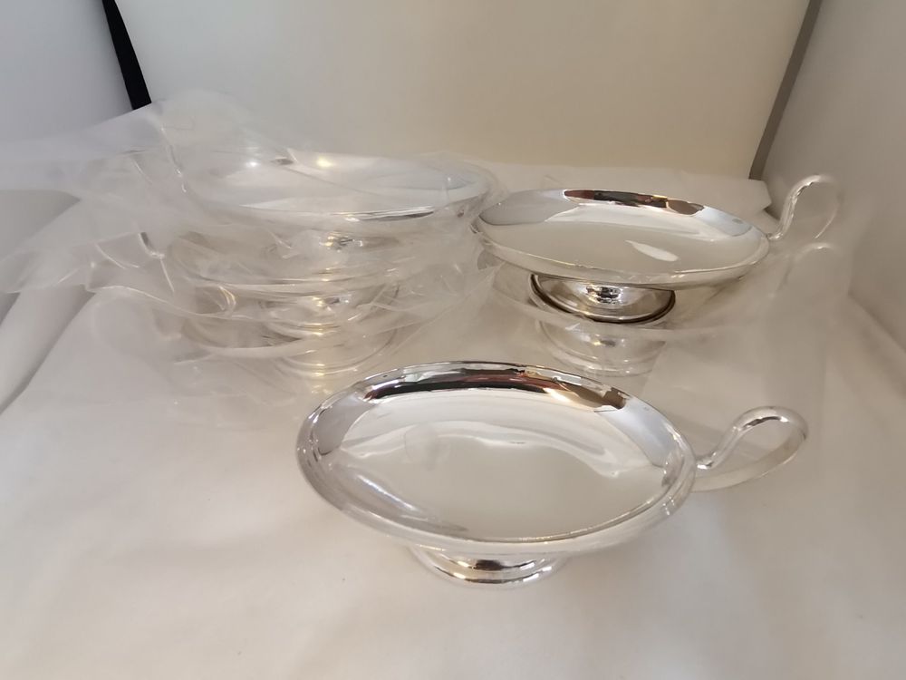 Ciotole: 6 Stk schöne alte Beard Glacéschalen – Usato da Luzern venduto da Silbag97 2