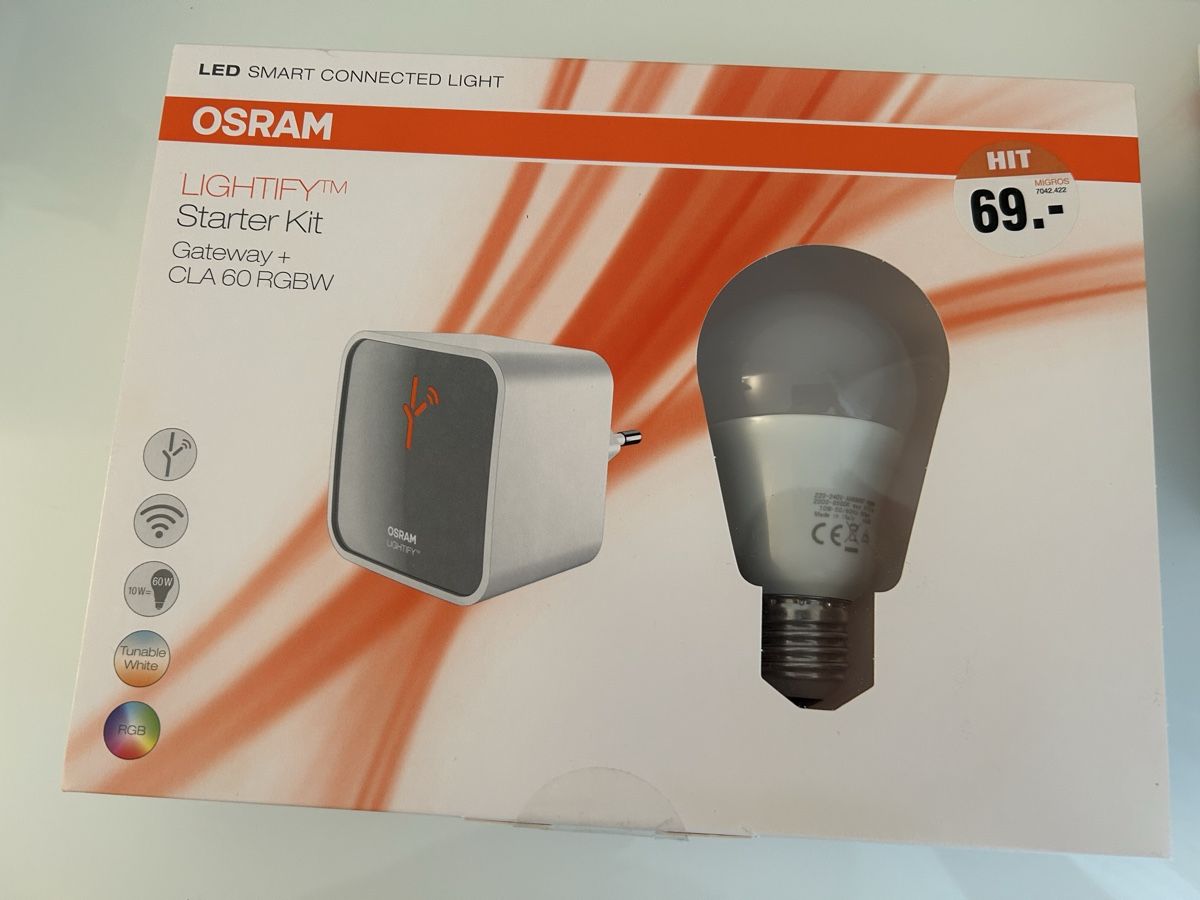 Osram Lampadari & plafoniere: OSRAM Lightify Starter Kit – Nuovo e nell'imballaggio originale da Frauenfeld venduto da berk39 1