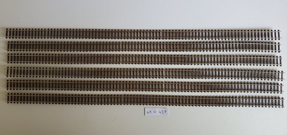 Tillig H0 - 85143/85145/85313 - Rails - Lot de rails en 27
