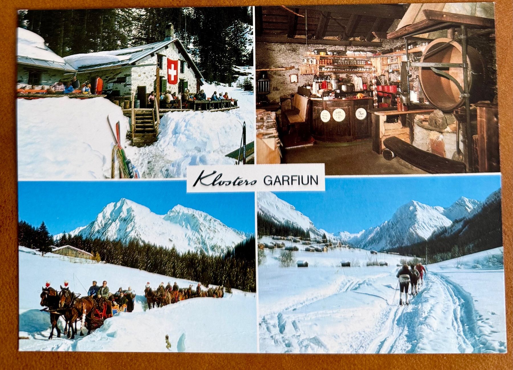 Cartoline postali: Klosters - Garfiun - Multivues Animée – Usato da Lutry venduto da Ediego