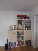 3 Regale mit Ahornoptik