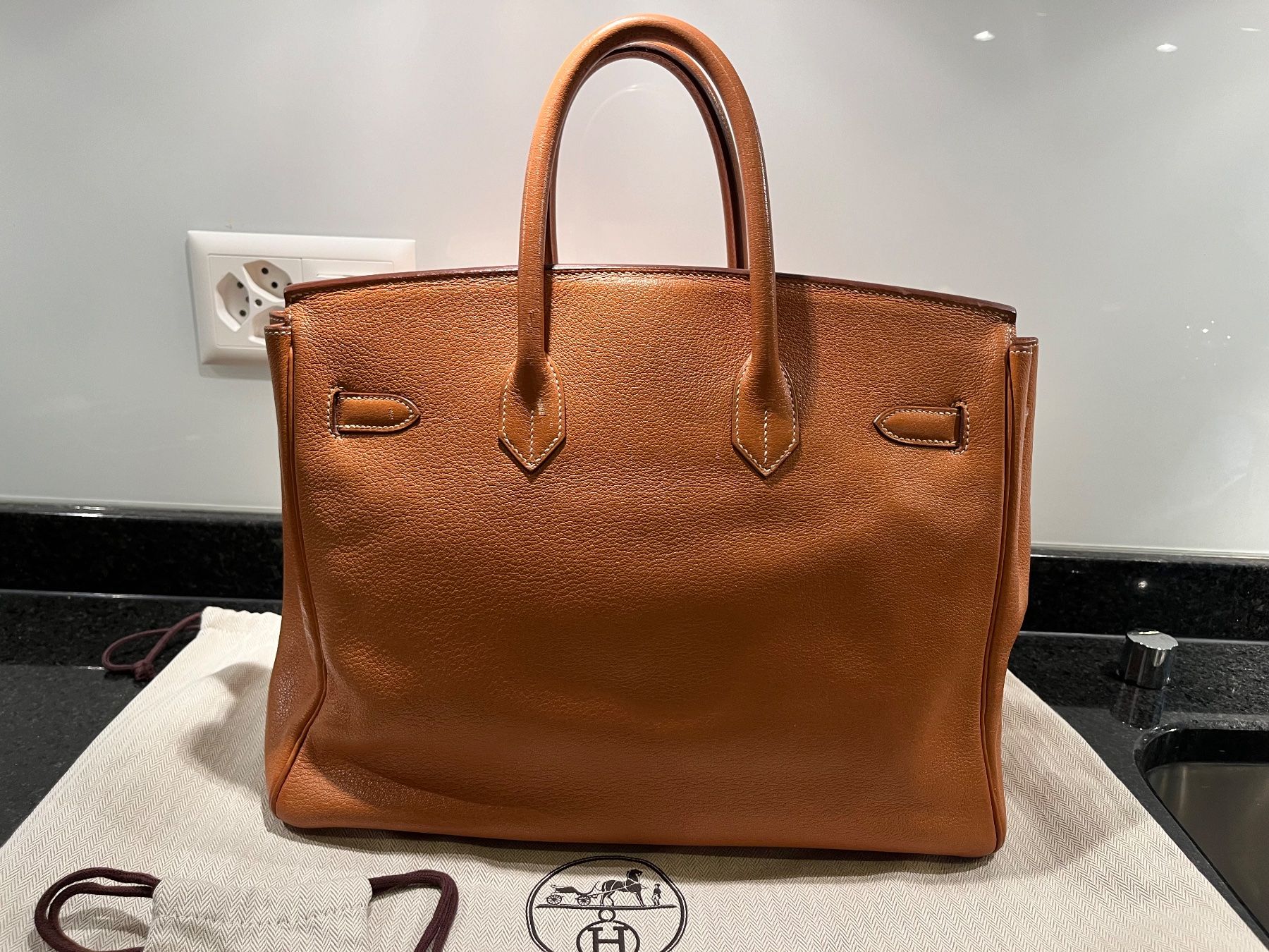 Hermès Borse: Hermes Birkin 35 Buffalo Skipper – Usato da Lugano venduto da sar_hz5j 5