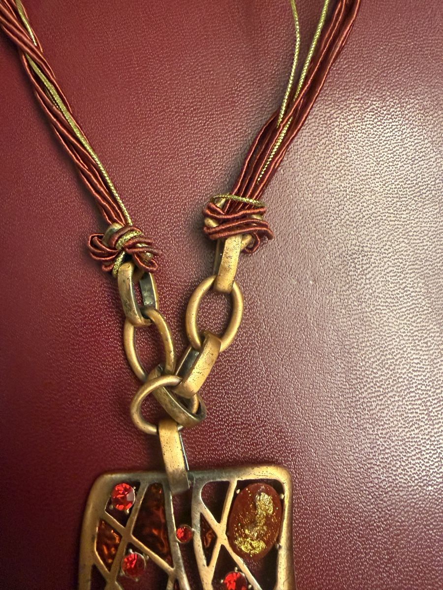 Catenine: Stylish Square Pendant Necklaceo – Nuovo (secondo la descrizione) da Glis venduto da lus_sx55 2