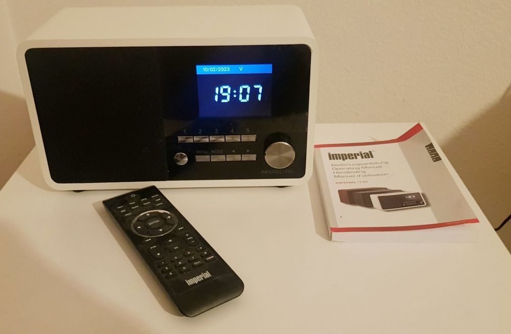 Imperial i110 internetradio (TFT-kleurendisplay, WLAN, Line-Out, voeding) zwart