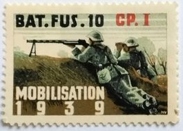 Soldatenmarke 2.WK, Füsilier Kompanie I/10, Wi Inf 109