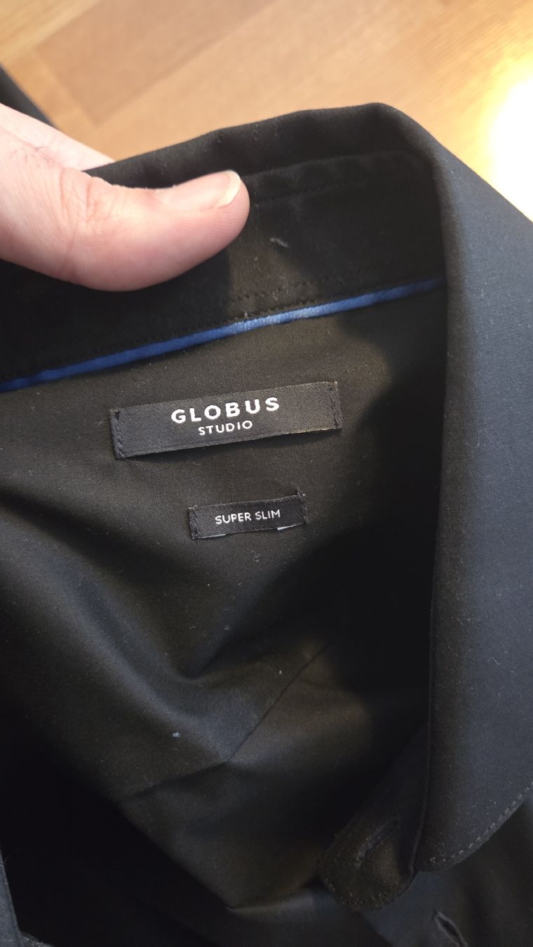 Globus Camicie: schwarzes Hemd Globus – Usato da Dällikon venduto da luca_2799 3