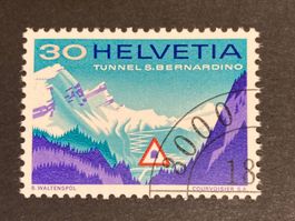 1967 San Bernardino Strassentunnel 30 C. ET (ZNr 451)