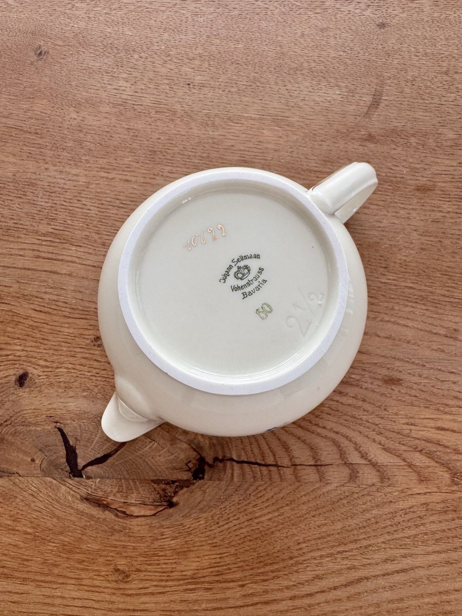 Seltmann Geschirrsets: Seltmann Kaffeeservice 3-teilig Blumenmuster creme – Neu (gemäss Beschreibung) aus Birr von Jesaja26.4 6