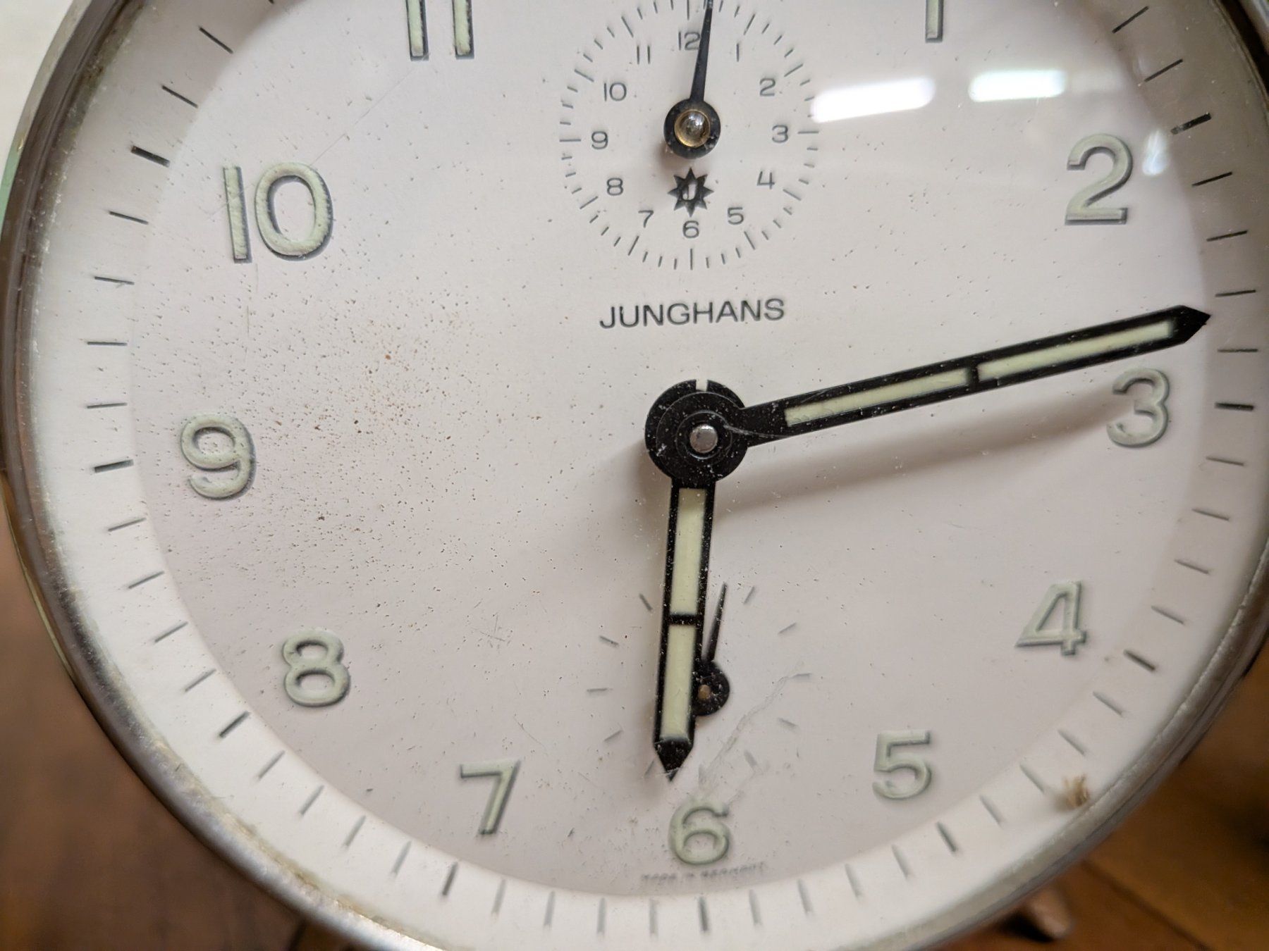 Junghans Sveglie: 3 defekte Wecker Junghans und Diehl – Difettoso da Emmen venduto da Brockofsky 3