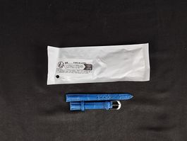 Uhr-Ersatzarmband inkl. 12mm blau