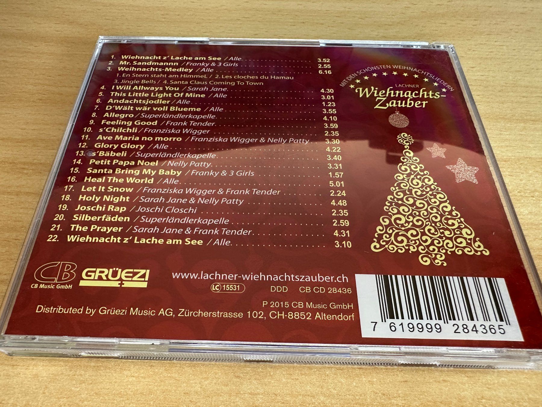 CD: Various - Lachner Wiehnachts-Zauber – Usato da Rikon im Tösstal venduto da Alpenmutz 1