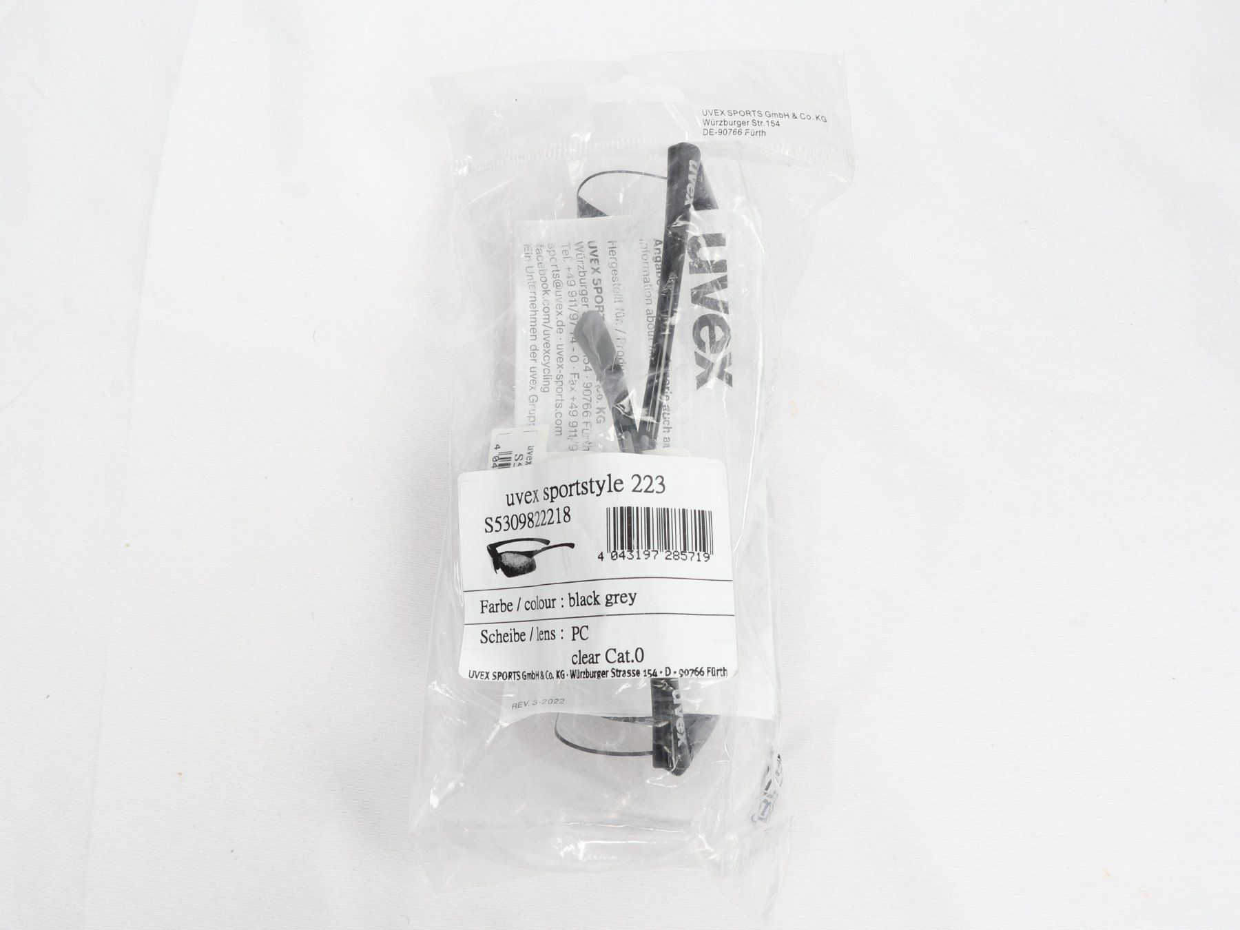 Uvex Brillen & Gläser: UVEX Sportstyle 223 Radbrille – Neu und originalverpackt aus Steinen von Restwert_Steinen