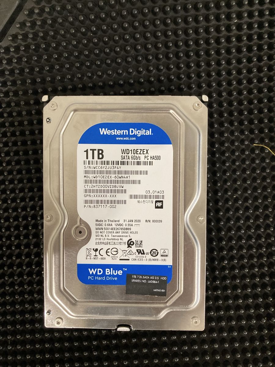 Western Digital Disques durs: Western Digital 1Tb Harddisk – D'occasion à Flawil par rcnkr