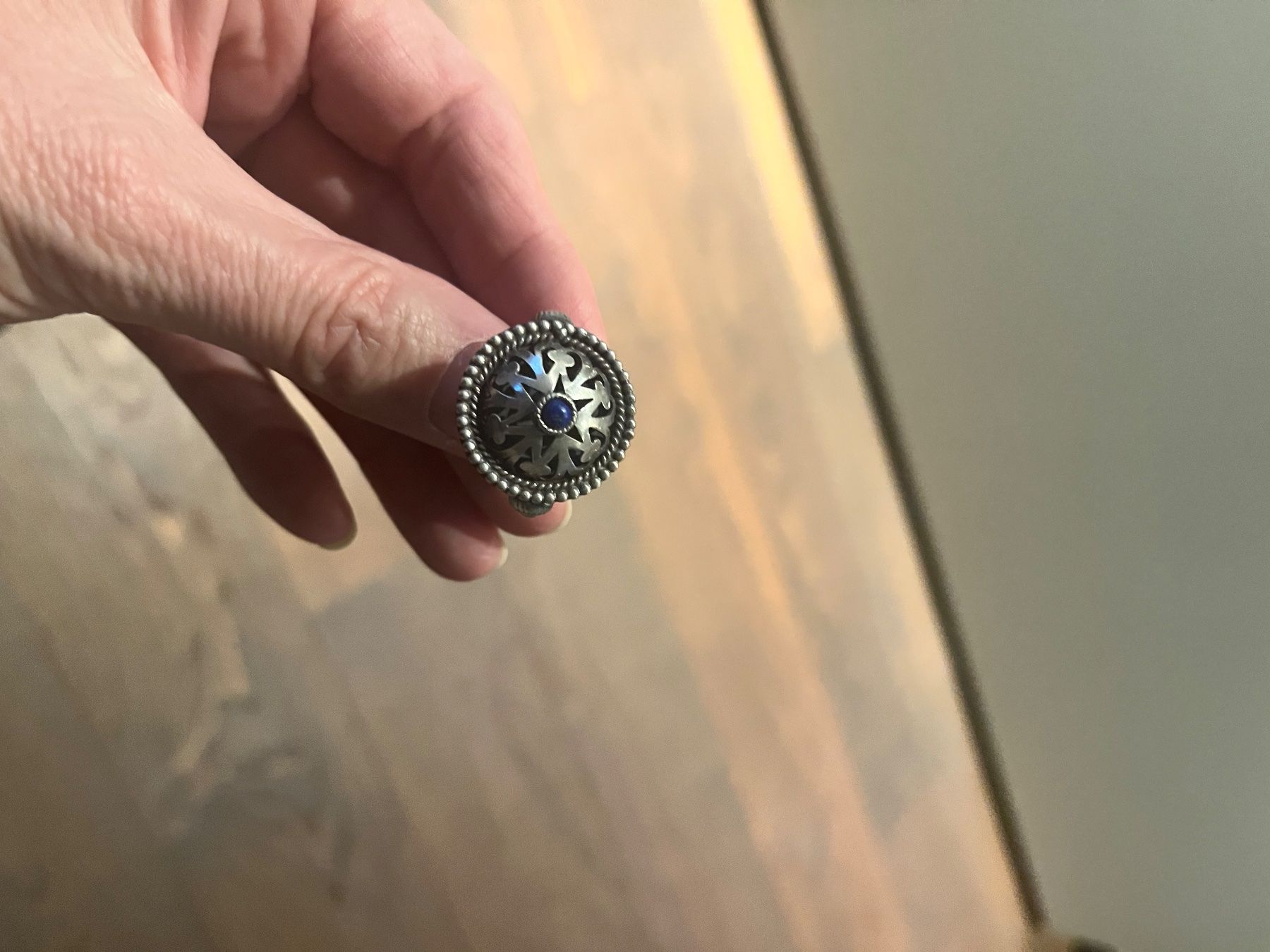 Ringe: Silberring mit Lapislazuli – Gebraucht aus Diepoldsau von Soleil0425 1