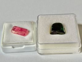 Turmaline Rosa und Grün