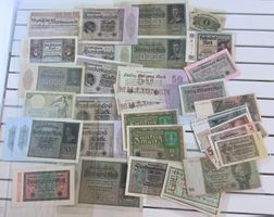 Sammlung von Reichsbanknoten